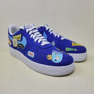 Nike Air Force 1 Low '07 PRM Los Angeles Patched Up DX2306-400 Women's Size 12